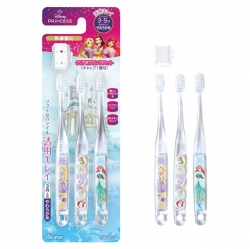 Princess Kid's Toothbrush 3P Set ((Included Caps) STEP2