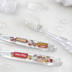 Hello Kitty American Diner Kid's Toothbrush 3P Set (Included Caps) STEP2