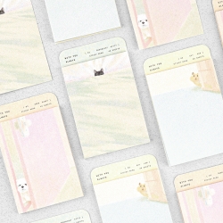 [dashanddot]  with you always sticky memo