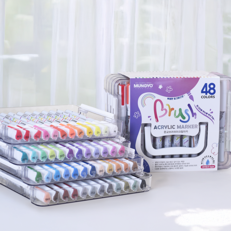 Brush Acrylic Marker 48 color