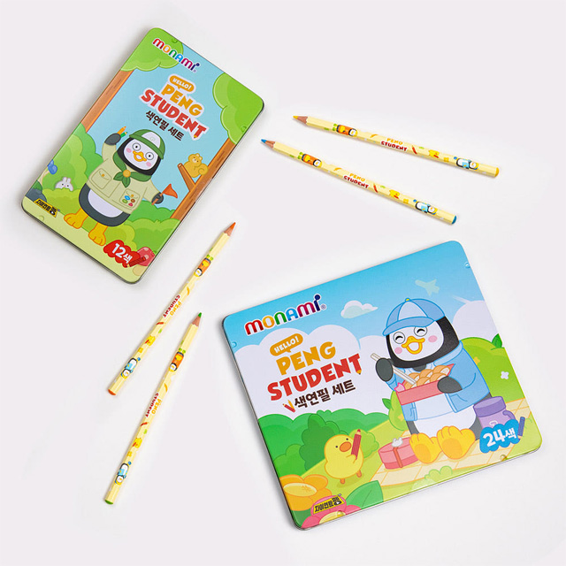 Pengsoo Bauhaus Colored Pencils 12 Colors Set