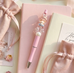 DIY Pen Decoration Set Pink Bunny
