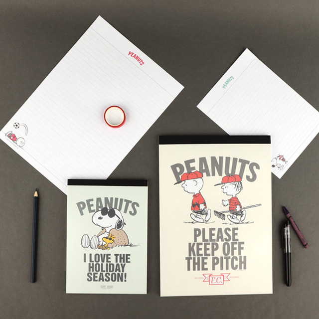 Peanuts Ruled Notepad A5