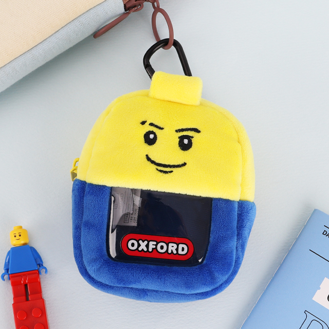 Oxford Mini Backpack Pouch Keyring