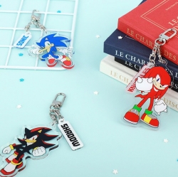Sonic Acrylic Keyring