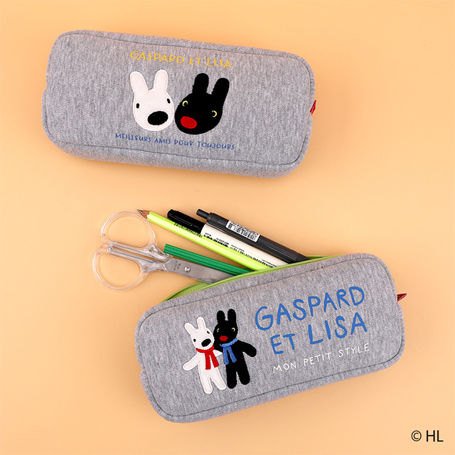 Gaspard and Lisa Appliqué Pouch