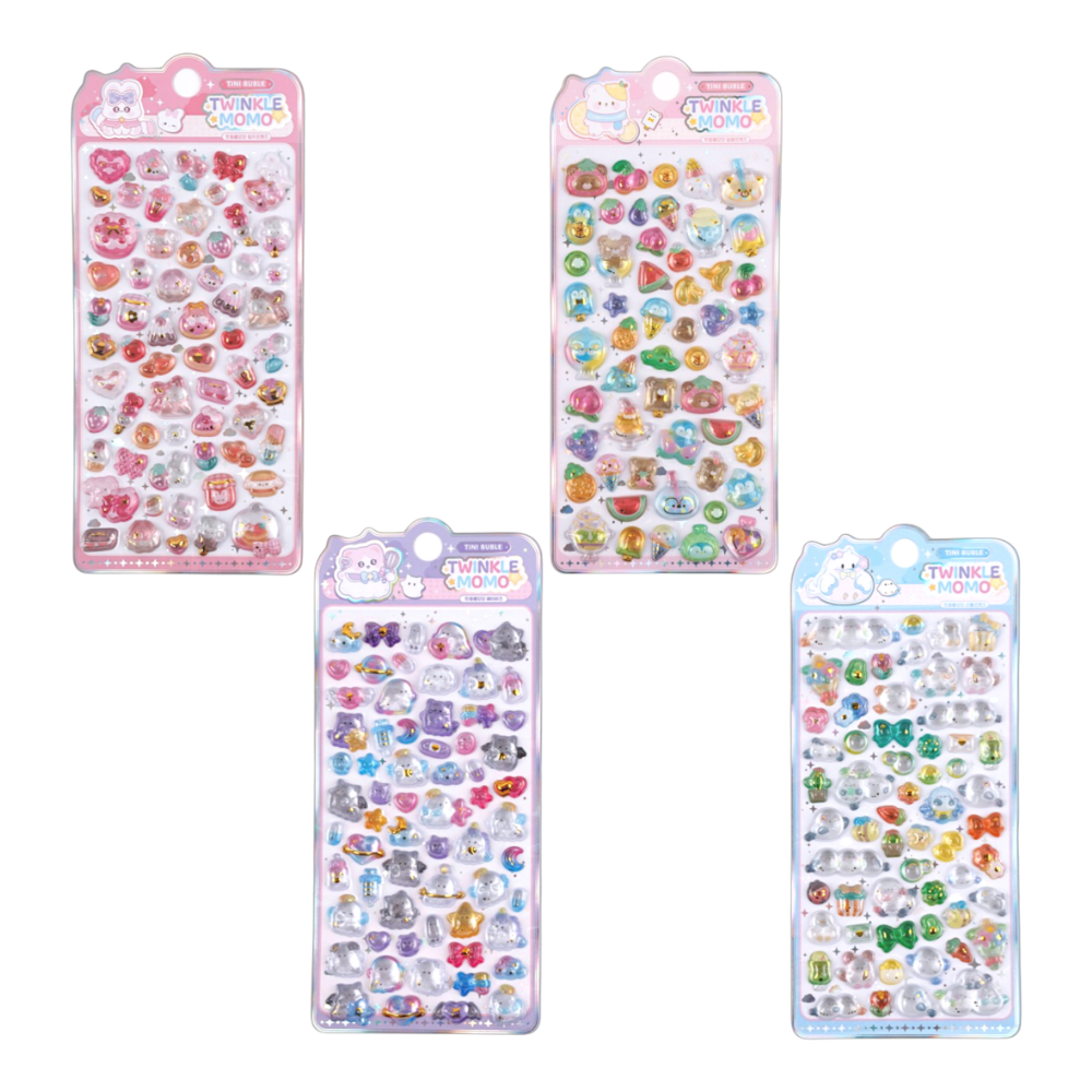 3D크리스탈 스티커 트윙클 모모 시리즈 4종