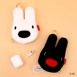 Gaspard and Lisa Face Pouch Keyring