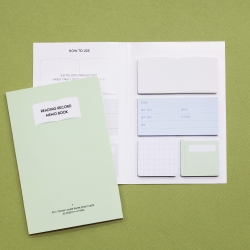 reading record memo book
