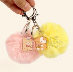 Acrylic Cham Bubble Random Keyring,12pcs