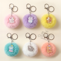 Acrylic Cham Bubble Random Keyring,12pcs