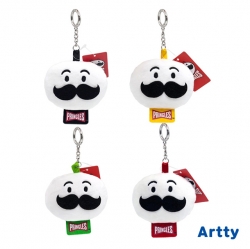 Pringles Face Keyring