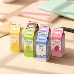 Milk Carton Eraser, 24pcs