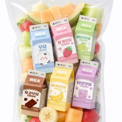 Milk Carton Eraser, 24pcs