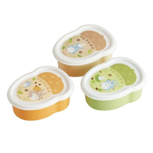 Totoro Garden Acorn Seal Container 3P Set