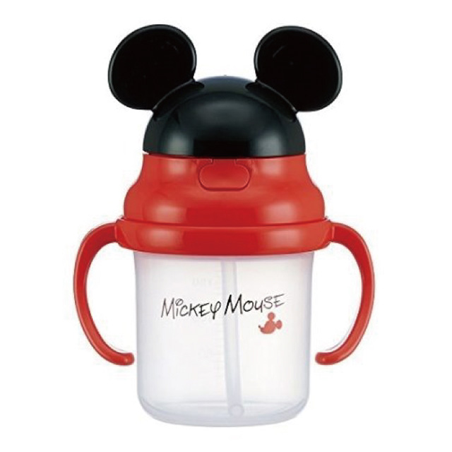 Mickey Straw Double Handle Mug