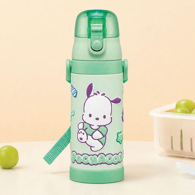 Pochacco Marshmallow Gummy 3D One-Touch Stainless Steel Bottle 480ml
