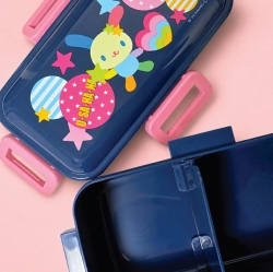 Usahana Dome-Shaped 1-Tier 4-Side Lock Lunch Box 530ml
