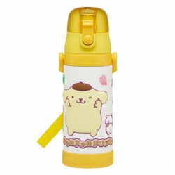 Pompompurin Marshmallow Gummy 3D One-Touch Stainless Steel Bottle 480ml