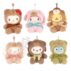 Sanrio Latte-Bear Plush Bag Charm 13cm