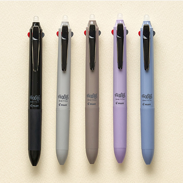 Frixion Ball Switch 3-Color Ballpoint Pen 0.38mm +  Ballpoint Pen 0.5mm
