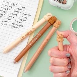 Soft Capybara Erasable Gel Pen(0.5mm), set of 24