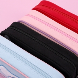 Kuromi Cotton Appliqué Pencil Case