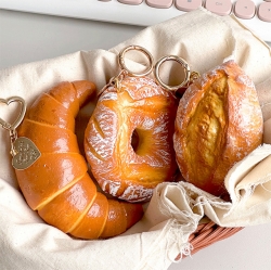 Realistic Bakery Squishy Keyring, Random