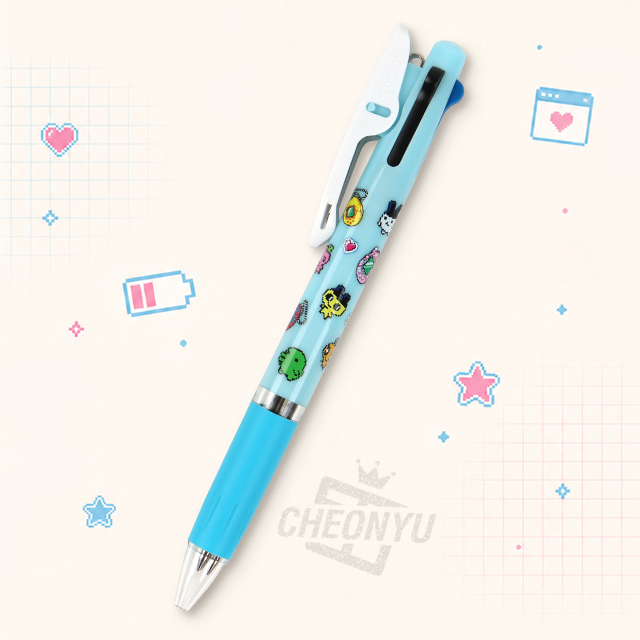 Tamagotchi JETSTREAM 3-color Pen 0.5mm (Blue)