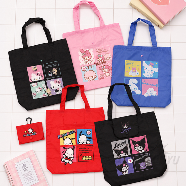 Sanrio Foldable Reusable Tote Bag M-size