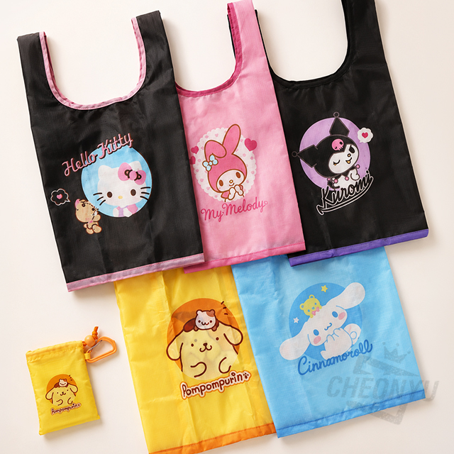 Sanrio Foldable Reusable Tote Bag S-size ver.1