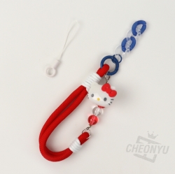 Hello Kitty Phone Wrist Strap Keychain