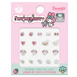My Melody Jewelry Deco Stickers