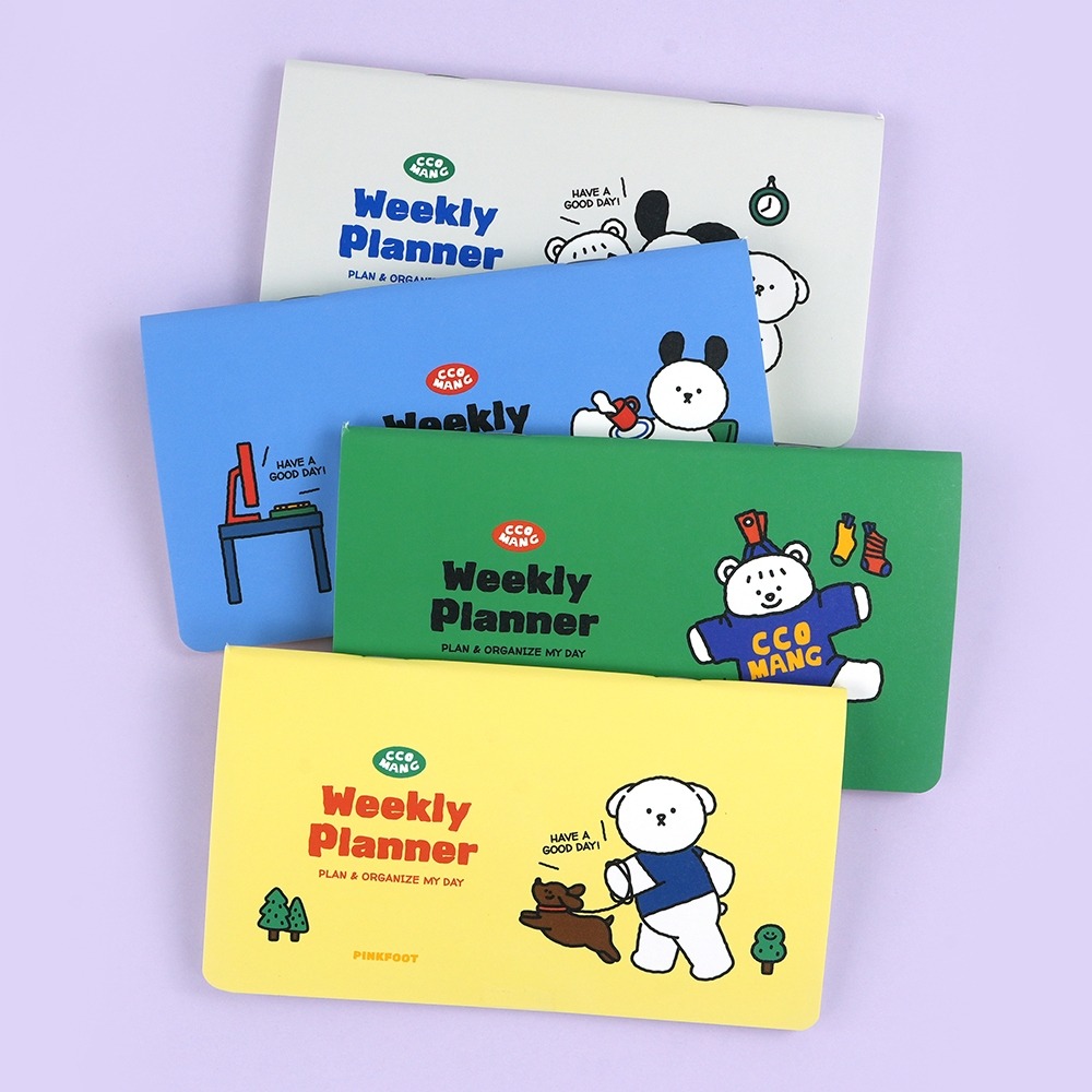 Ccomang  Weekly Planner, 4pcs