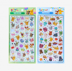3D Crystal Sticker Pokemon Series