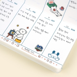 Ccomang  Weekly Planner, 4pcs