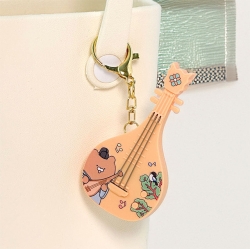 Joseon Soondeok Playing the Bipa Keyring, 8pcs