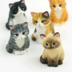 Cat Figure Coloring DIY Set