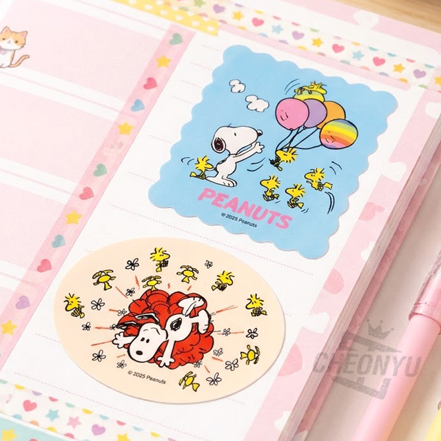 Snoopy Sticker 2-Sheet Set – Snoopy & Friends