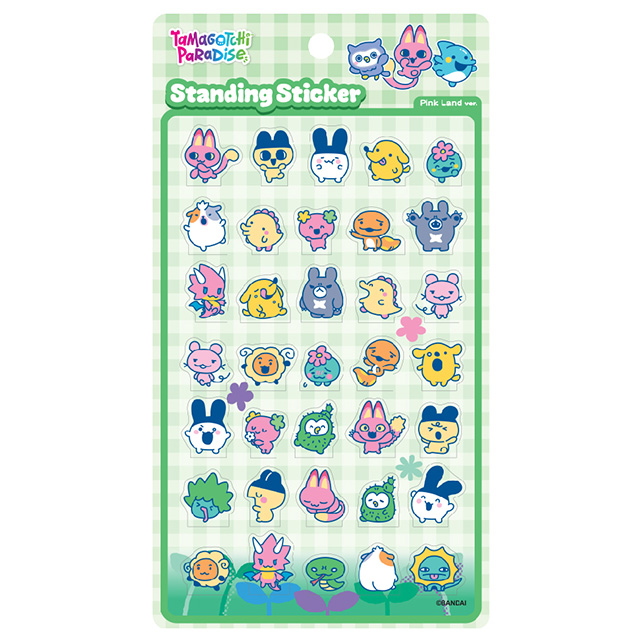 Tamagotchi Paradise Standing Sticker – Pink Land
