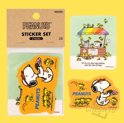 Snoopy Sticker 2-Sheet Set – Café Stand
