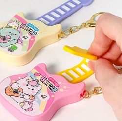 Lazy Star Playing Guitar Keyring, Random