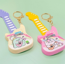 Lazy Star Playing Guitar Keyring, Random