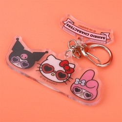 Sanrio Characters Lenticular Acrylic Keyring, Random