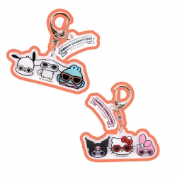 Sanrio Characters Lenticular Acrylic Keyring, Random