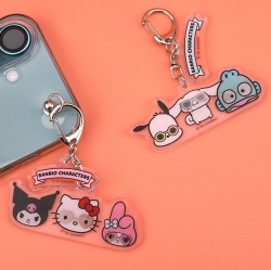 Sanrio Characters Lenticular Acrylic Keyring, Random