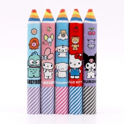 Sanrio Pencil-Shaped Big Eraser – Hangyodon 24EA