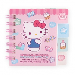 Sanrio Characters Mini Index Notebook – Hello Kitty