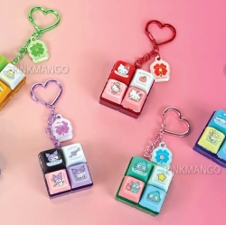 Sanrio LUCKY 4-Key Keycap Keyring