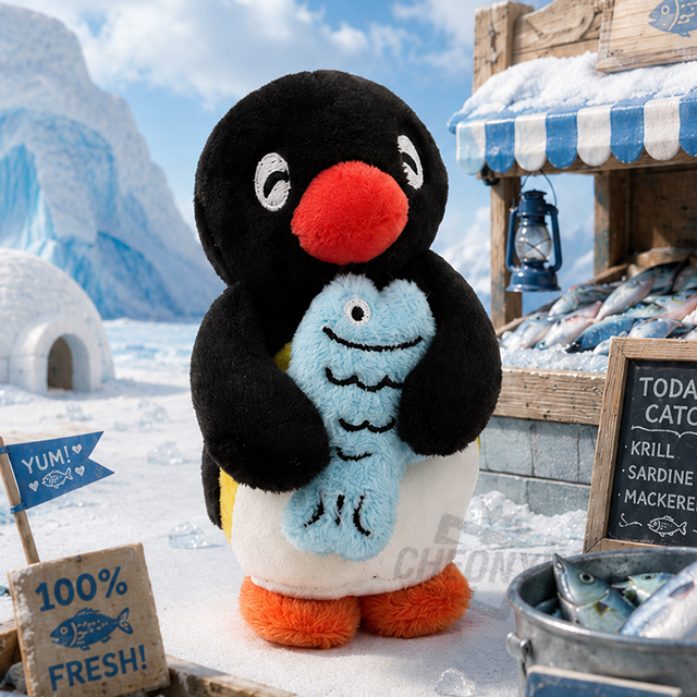 Pingu Fish Bag Charm 10cm